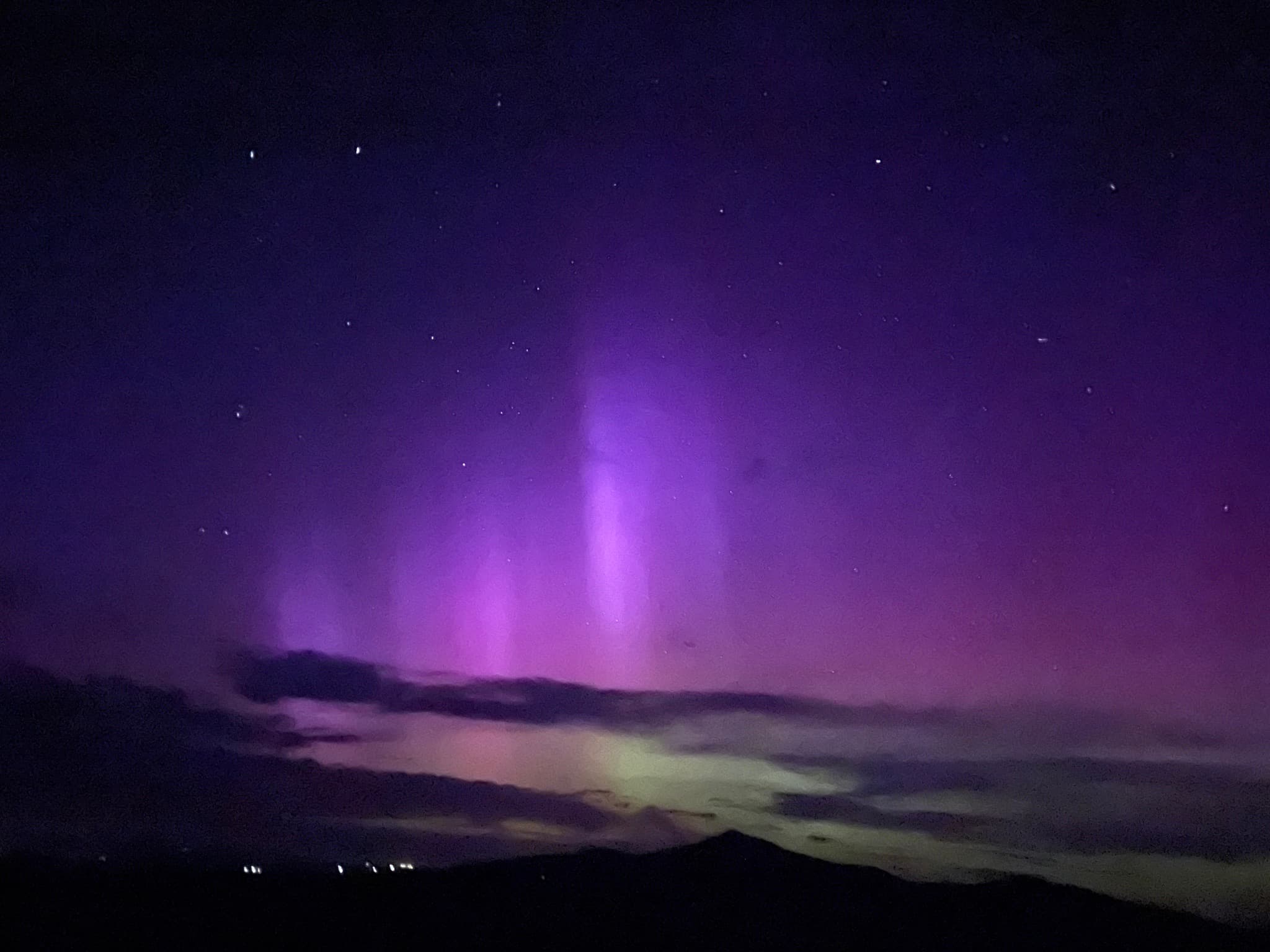 Northern lights photographed by R Holyoak /northern colorado in Craig