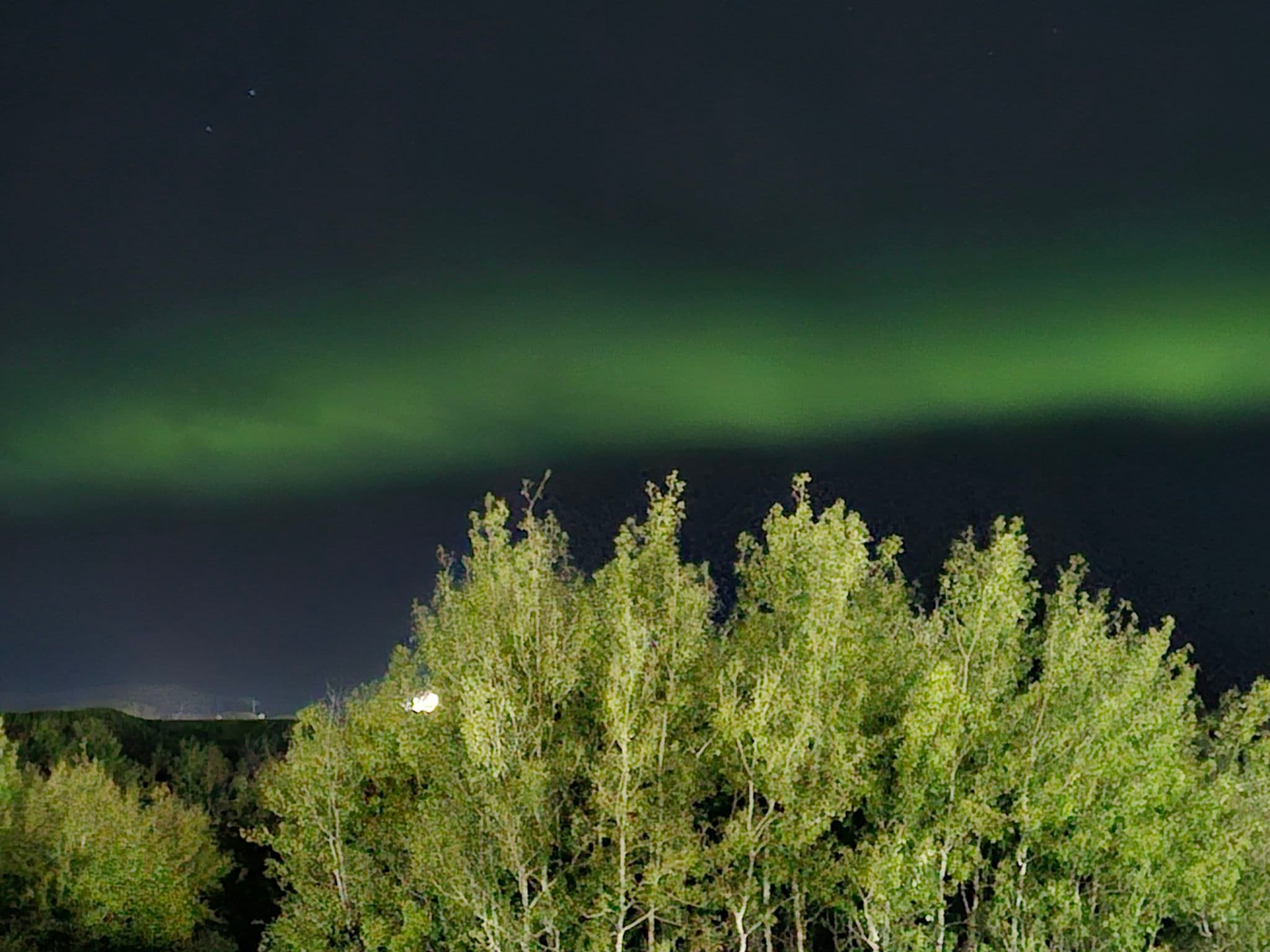 Northern lights photographed by pb2rdf in Peace River