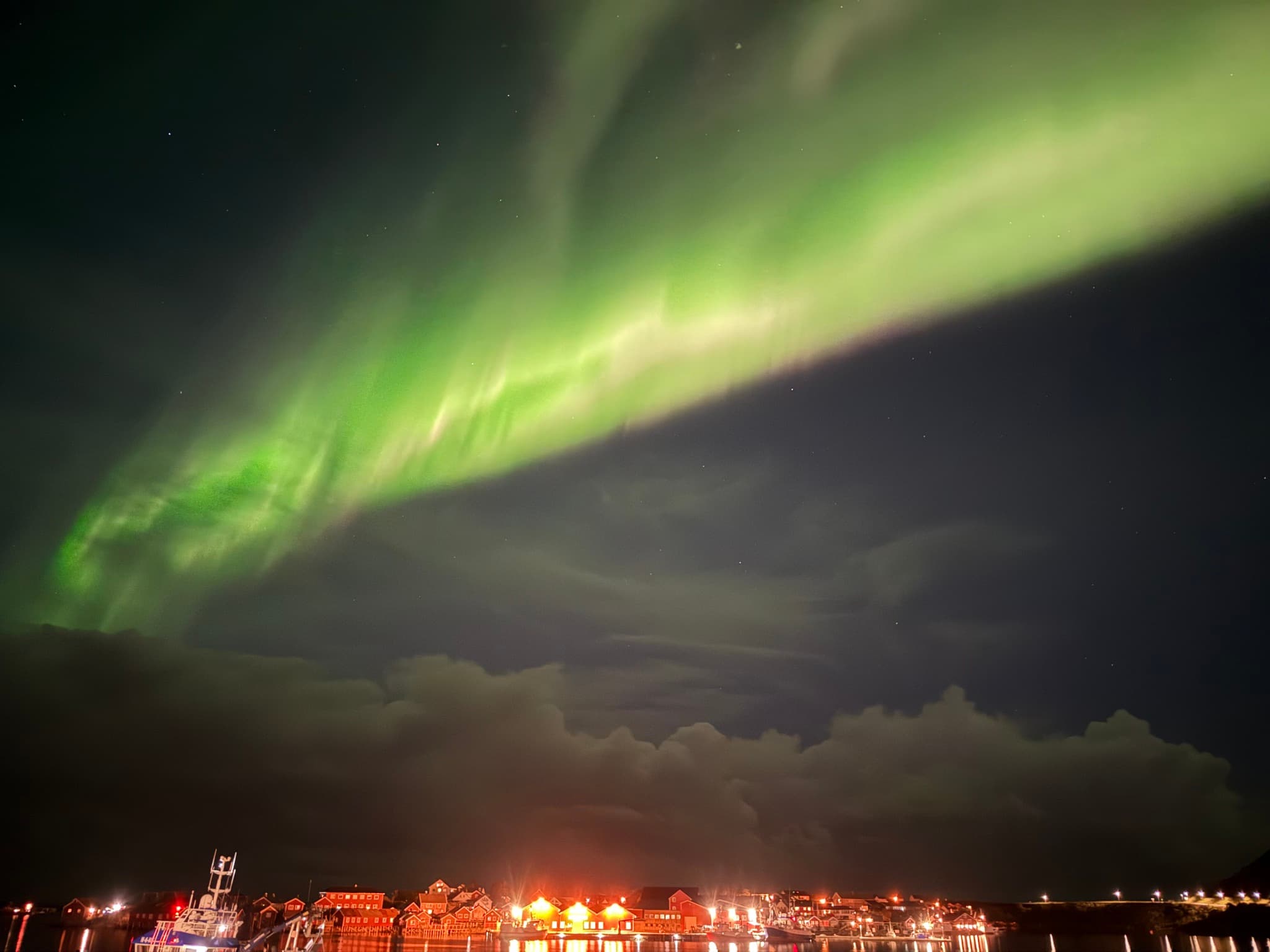 Northern lights photographed by Markus in Reine