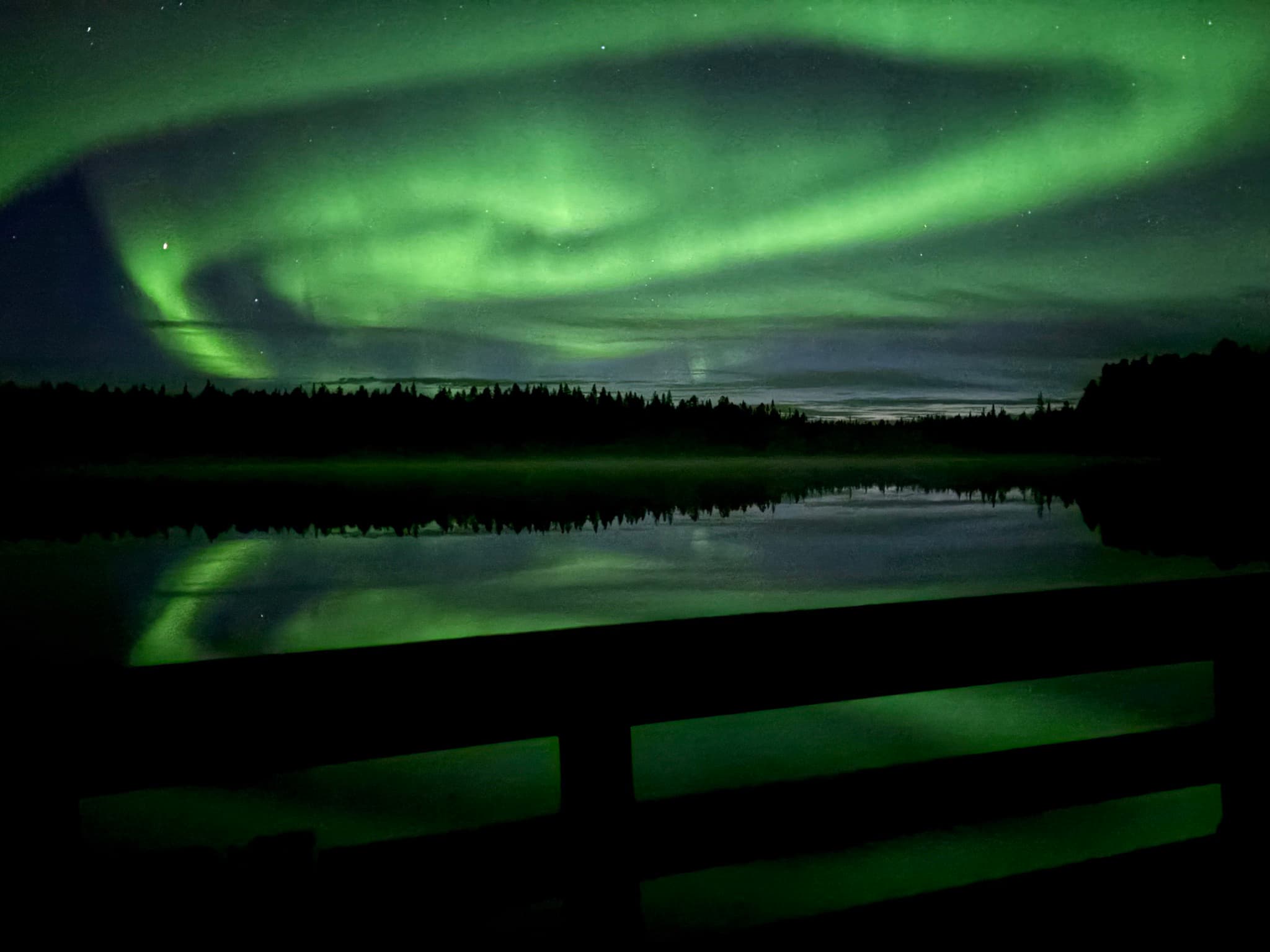 Northern lights photographed by Bilas in Gällivare
