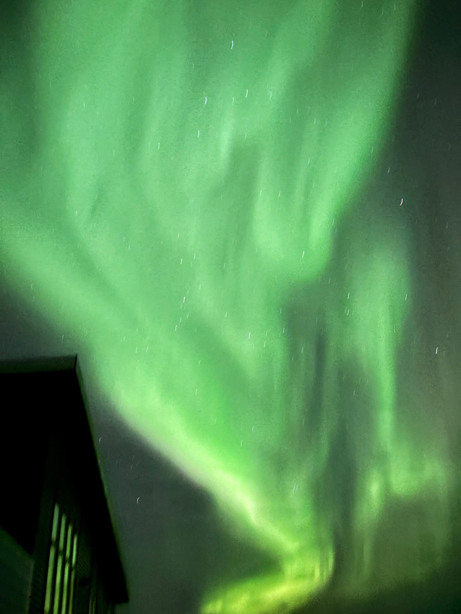 Northern lights photographed by Jreb in Hvolsvöllur