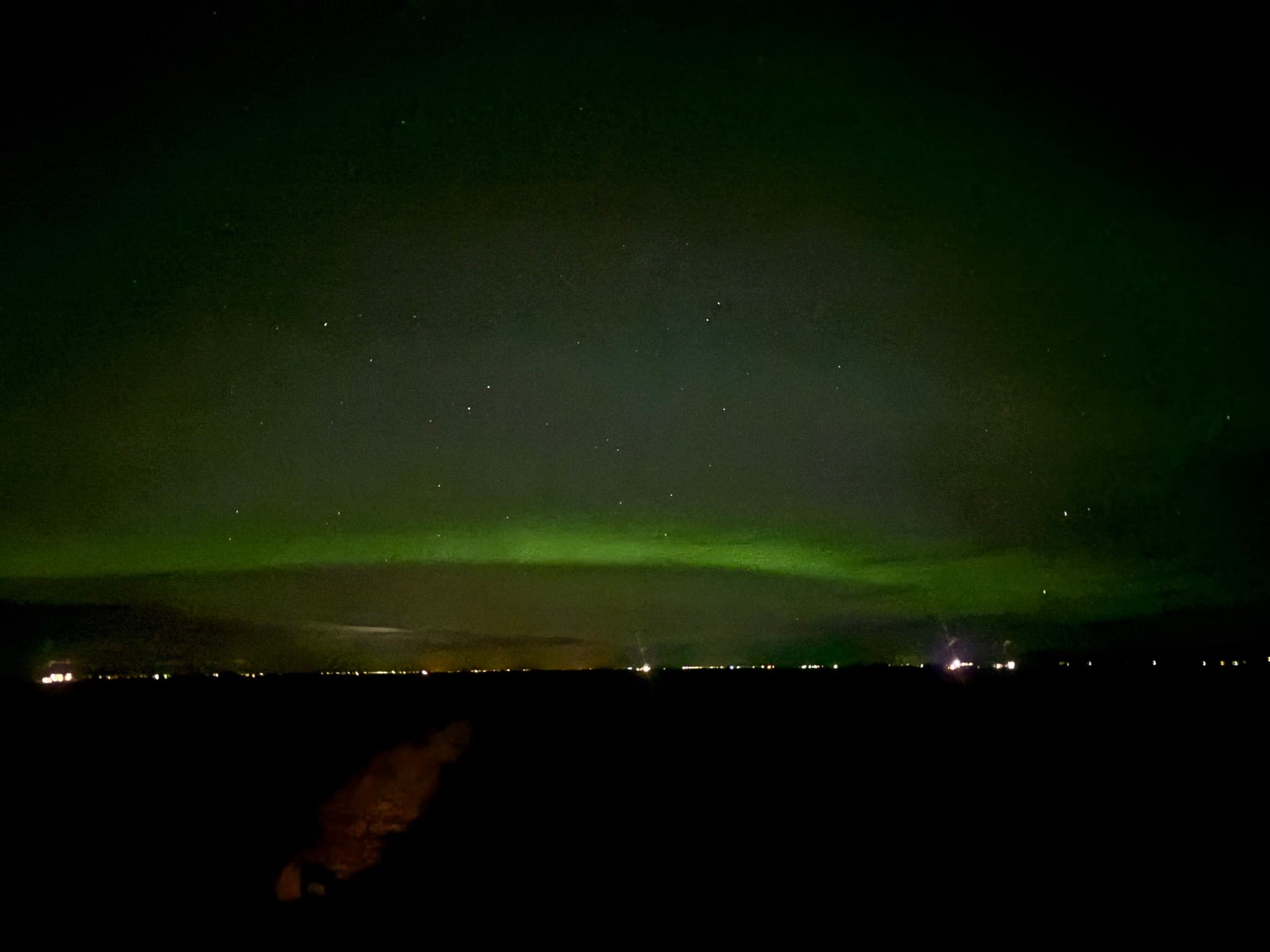 Northern lights photographed by Jreb in Hvolsvöllur