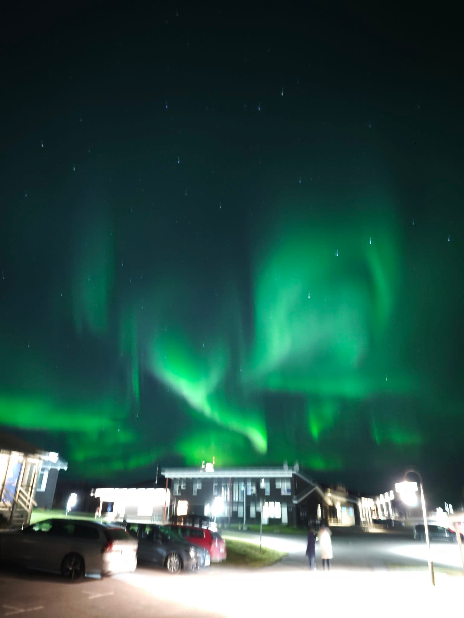 Northern lights photographed by Carmina in Norrbottens län